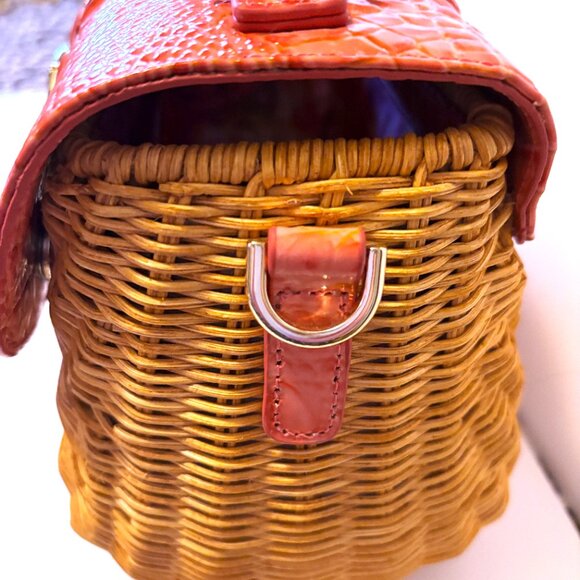 Brahmin Maisie Coral Snapdragon Hanalei - Picture 4 of 7